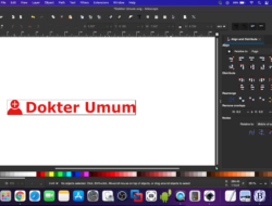 Cara Menampilkan Align and Distribute Inkscape, Center, Horizontal, Vertical